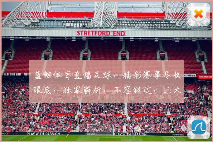 蓝鲸体育直播足球，精彩赛事尽收眼底，独家解析，不容错过，三大亮点，不容忽视，锁定蓝鲸